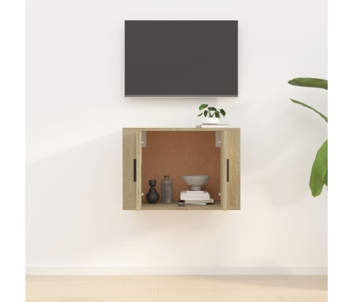 vidaXL Mueble para TV de pared roble Sonoma 57x34,5x40 cm