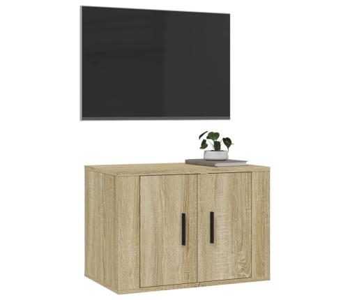 vidaXL Mueble para TV de pared roble Sonoma 57x34,5x40 cm