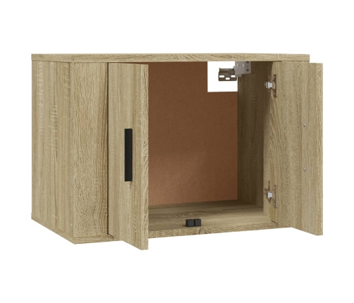 vidaXL Mueble para TV de pared roble Sonoma 57x34,5x40 cm