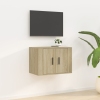 Mueble para TV de pared roble Sonoma 57x34,5x40 cm