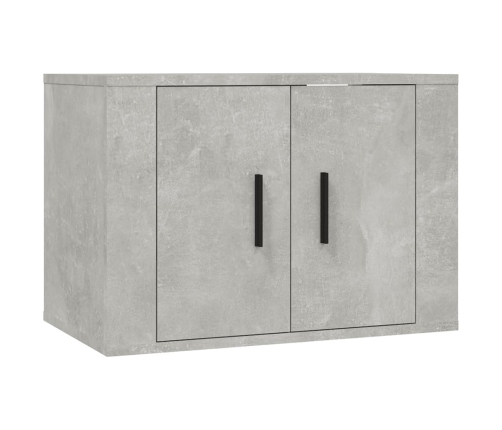 Mueble para TV de pared gris hormigón 57x34,5x40 cm