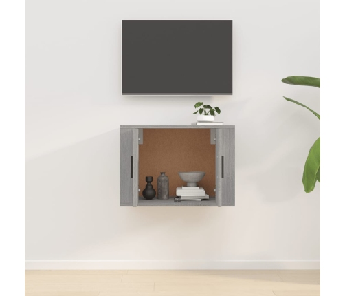 Mueble para TV de pared gris Sonoma 57x34,5x40 cm