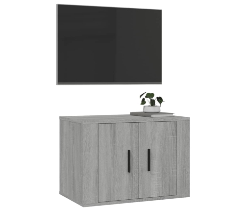 Mueble para TV de pared gris Sonoma 57x34,5x40 cm