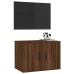 Mueble para TV de pared roble marrón 57x34,5x40 cm