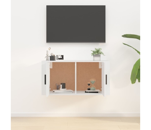 vidaXL Mueble para TV de pared blanco 80x34,5x40 cm