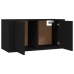 Mueble para TV de pared negro 80x34,5x40 cm