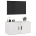 Mueble para TV de pared blanco brillante 80x34,5x40 cm