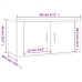 Mueble para TV de pared blanco brillante 80x34,5x40 cm