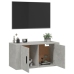 Mueble para TV de pared gris hormigón 80x34,5x40 cm