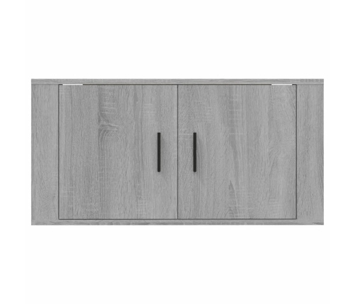 vidaXL Mueble para TV de pared gris Sonoma 80x34,5x40 cm