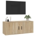 Mueble para TV de pared roble Sonoma 100x34,5x40 cm