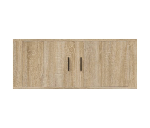 Mueble para TV de pared roble Sonoma 100x34,5x40 cm