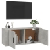 Mueble para TV de pared gris hormigón 100x34,5x40 cm