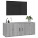 vidaXL Mueble para TV de pared gris Sonoma 100x34,5x40 cm