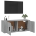 vidaXL Mueble para TV de pared gris Sonoma 100x34,5x40 cm