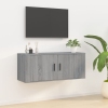 vidaXL Mueble para TV de pared gris Sonoma 100x34,5x40 cm