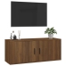 vidaXL Mueble para TV de pared roble marrón 100x34,5x40 cm