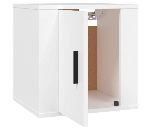 Mueble para TV de pared blanco 40x34,5x40 cm