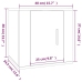 Mueble para TV de pared blanco 40x34,5x40 cm