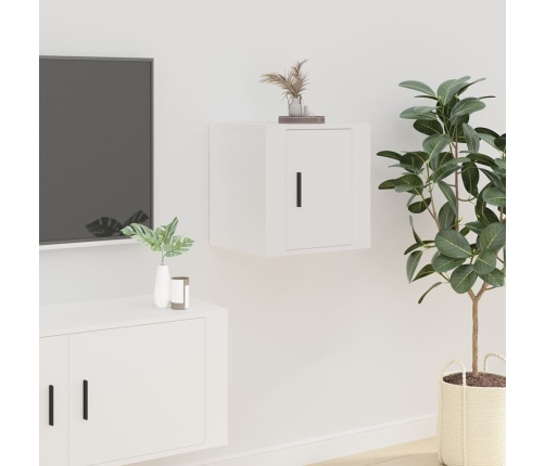 Mueble para TV de pared blanco 40x34,5x40 cm