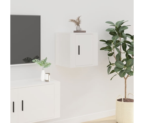 Muebles para TV de pared 2 uds blanco 40x34,5x40 cm