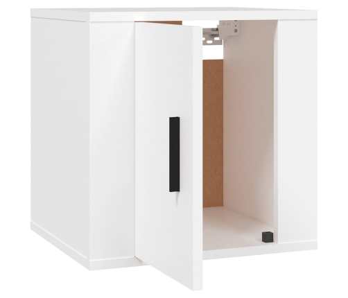 Muebles para TV de pared 2 uds blanco 40x34,5x40 cm