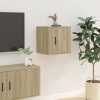 vidaXL Mueble para TV de pared roble Sonoma 40x34,5x40 cm