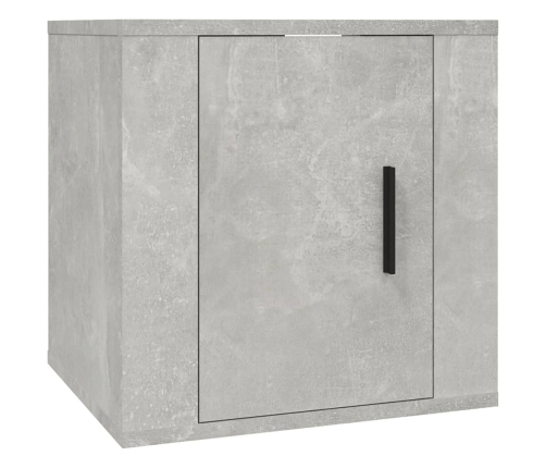 Mueble para TV de pared gris hormigón 40x34,5x40 cm