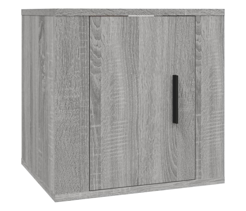 vidaXL Mueble para TV de pared gris Sonoma 40x34,5x40 cm