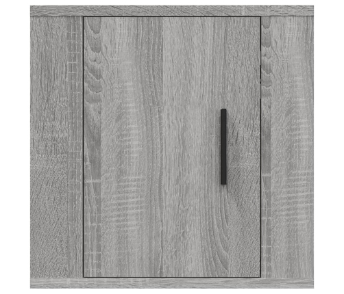 vidaXL Mueble para TV de pared gris Sonoma 40x34,5x40 cm