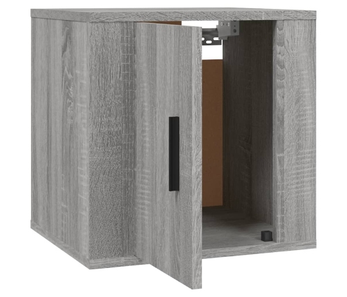 vidaXL Mueble para TV de pared gris Sonoma 40x34,5x40 cm