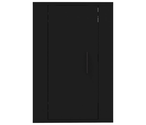 Mueble para TV de pared negro 40x34,5x60 cm