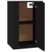 Mueble para TV de pared negro 40x34,5x60 cm