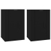 Muebles para TV de pared 2 uds negro 40x34,5x60 cm