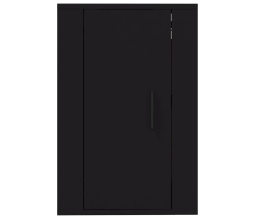 Muebles para TV de pared 2 uds negro 40x34,5x60 cm