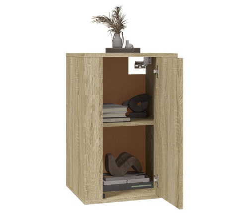 Mueble para TV de pared roble Sonoma 40x34,5x60 cm