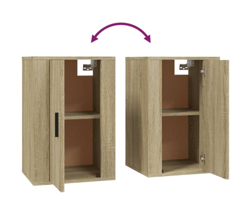 Mueble para TV de pared roble Sonoma 40x34,5x60 cm