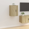 Mueble para TV de pared roble Sonoma 40x34,5x60 cm