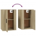 Muebles para TV de pared 2 uds roble Sonoma 40x34,5x60 cm