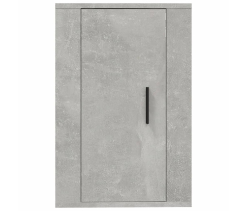 vidaXL Muebles para TV de pared 2 uds gris hormigón 40x34,5x60 cm