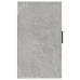 vidaXL Muebles para TV de pared 2 uds gris hormigón 40x34,5x60 cm