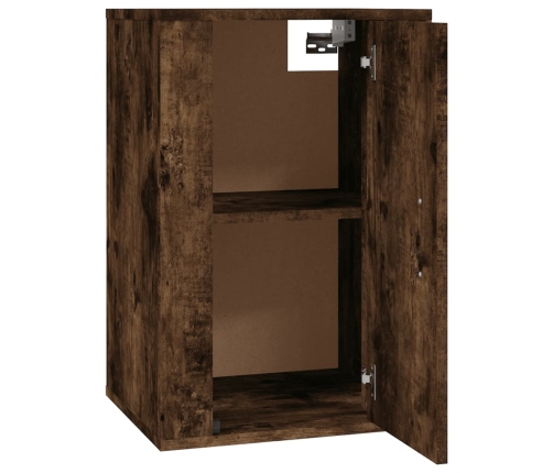 vidaXL Mueble para TV de pared roble ahumado 40x34,5x60 cm