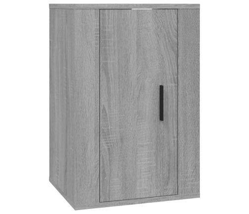 Mueble para TV de pared gris Sonoma 40x34,5x60 cm