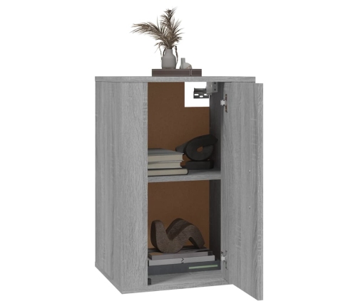 Mueble para TV de pared gris Sonoma 40x34,5x60 cm