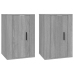 Muebles para TV de pared 2 uds gris Sonoma 40x34,5x60 cm