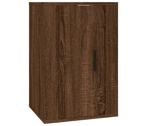 Mueble para TV de pared roble marrón 40x34,5x60 cm