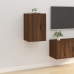 Muebles para TV de pared 2 uds roble marrón 40x34,5x60 cm