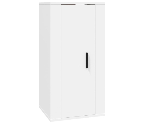 Mueble para TV de pared blanco 40x34,5x80 cm