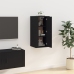 vidaXL Mueble para TV de pared negro 40x34,5x80 cm