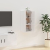 Mueble para TV de pared blanco brillante 40x34,5x80 cm